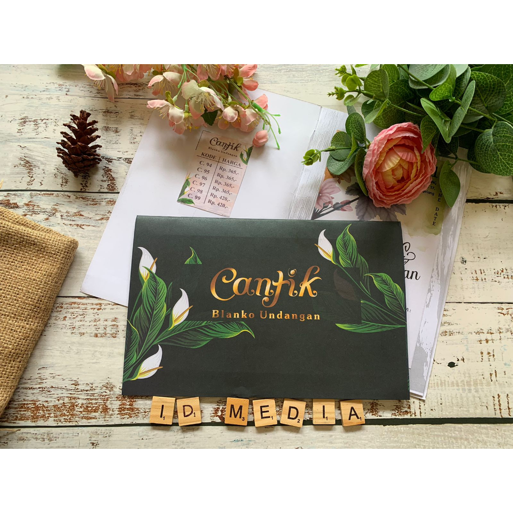 Katalog Blanko Undangan Cantik 94 - 99