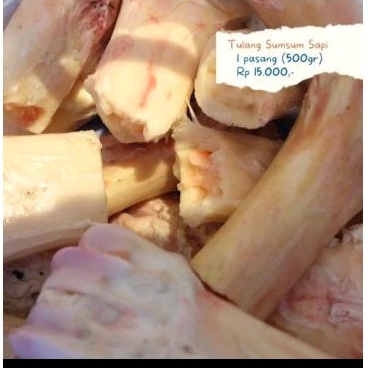 

Tulang Sum-sum Sapi 1 Pasang