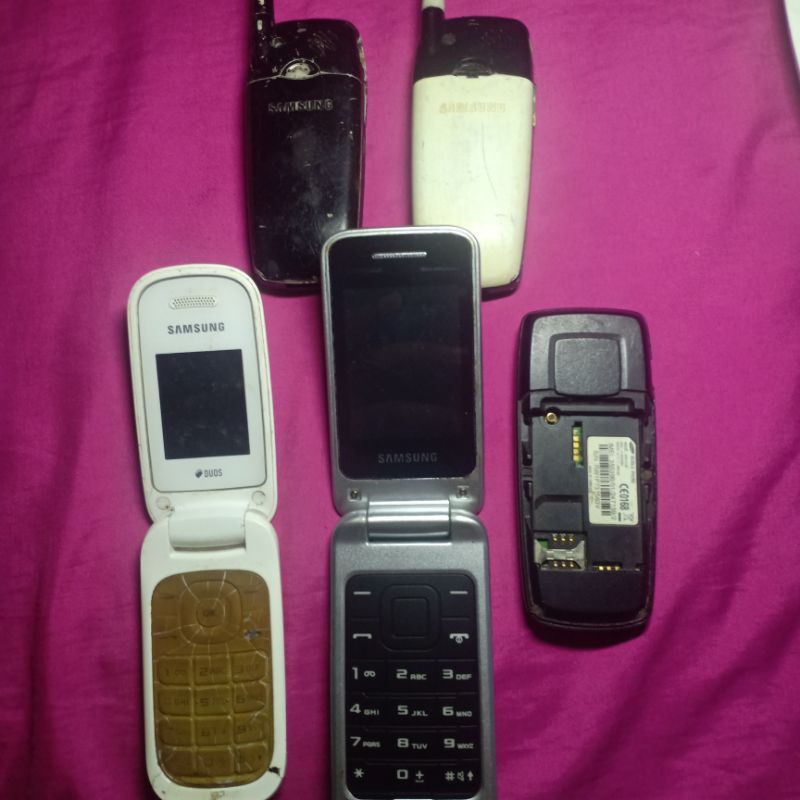 Sepaket 5 Unit HP Samsung Jadoel Jadul Bahan Pikiran