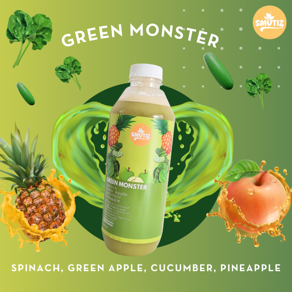 

Smutiz - Coldpressed Green Monster - 1 Liter