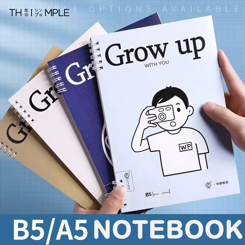 

60 lembar Buku Tulis A5/B5 /Notebook A5/b5 buku gulungan A5/Buku Tulis Sekolah isi 60 lembar-THIMPLE