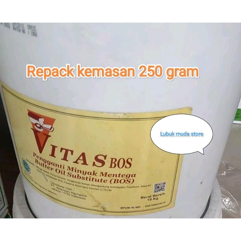 

Butter itas bos 250 gram