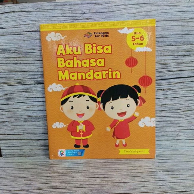 Erlangga For Kids Aku Bisa Bahasa Mandarin Usia 5 -6 Tahun
