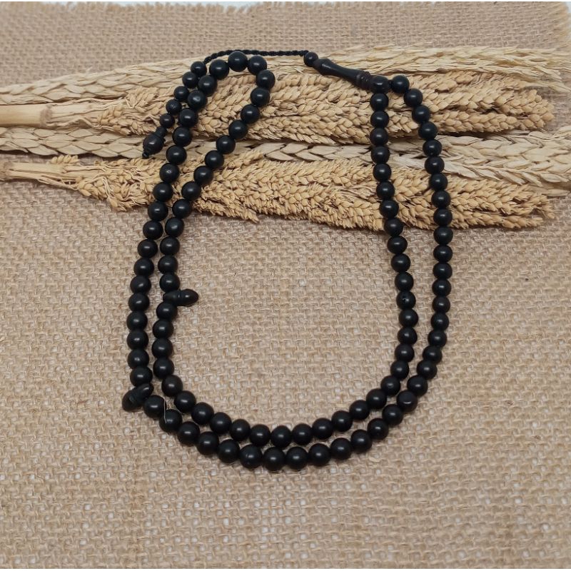 TASBIH KAYU KOKKA / KAOKA/ KOKKAH 99 BUTIR 6 MM 100% NATURAL