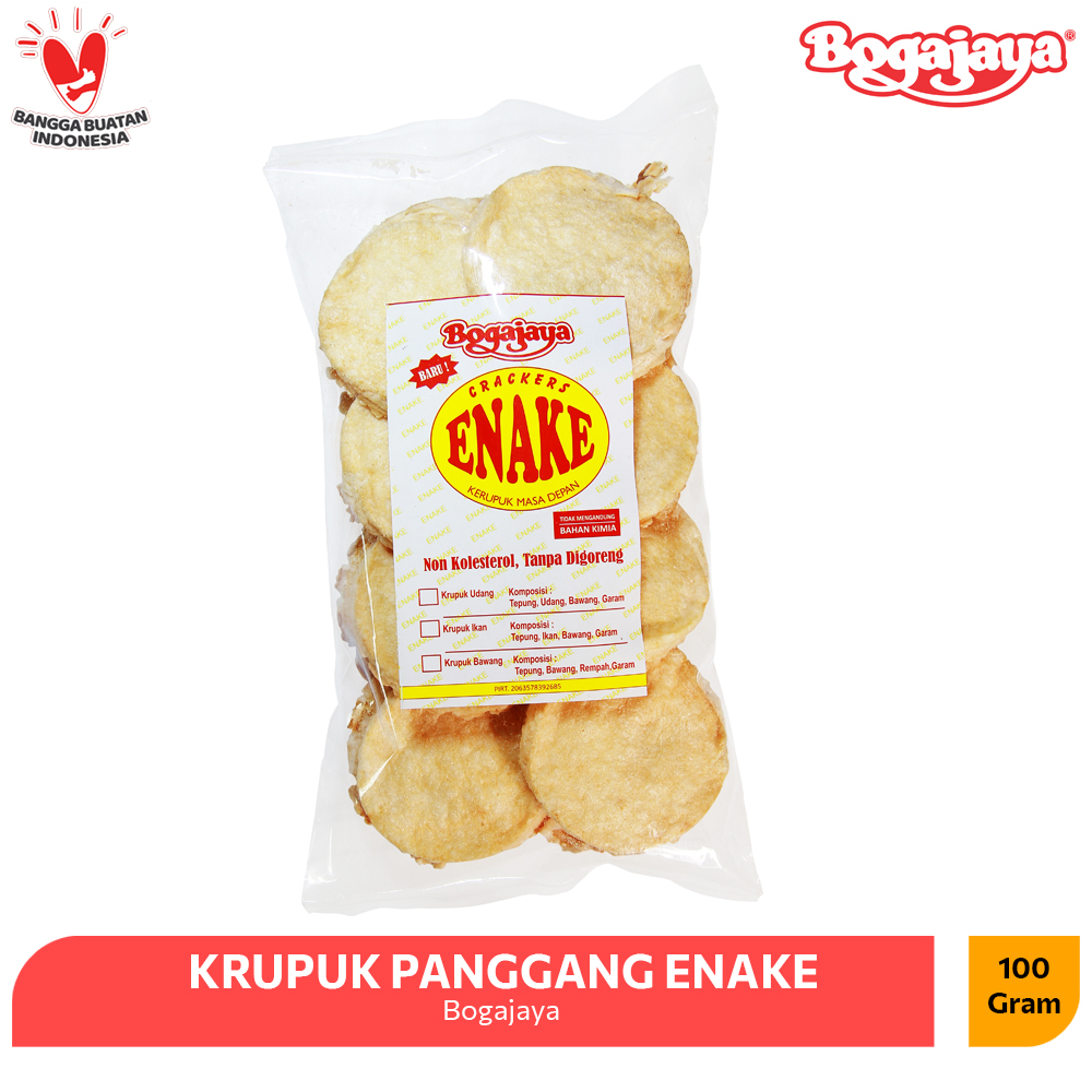 

KERUPUK PANGGANG ENAKE BOGAJAYA 100 GRAM / OLEH OLEH SURABAYA KRUPUK NON KOLESTEROL