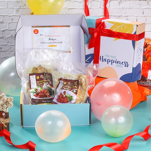 HAMPERS AYAM UNGKEP / BEBEK UNGKEP Sambal Dower Makanan Instan Siap Saji