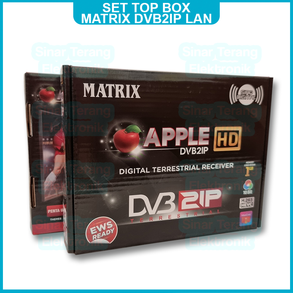 Set Top Box Tv Digital DVB T2 Apple HD EWS / set top box dvb t2 / set box tv digital / box tv digita