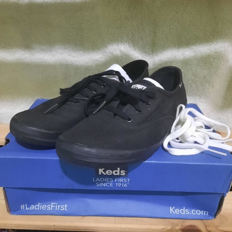 preloved Keds champion sepatu black size 37