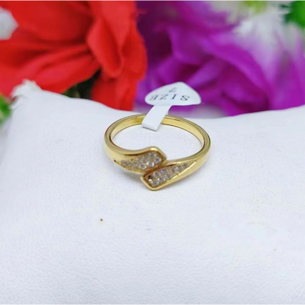 Cincin Titanium Permata Fashion Wanita R069