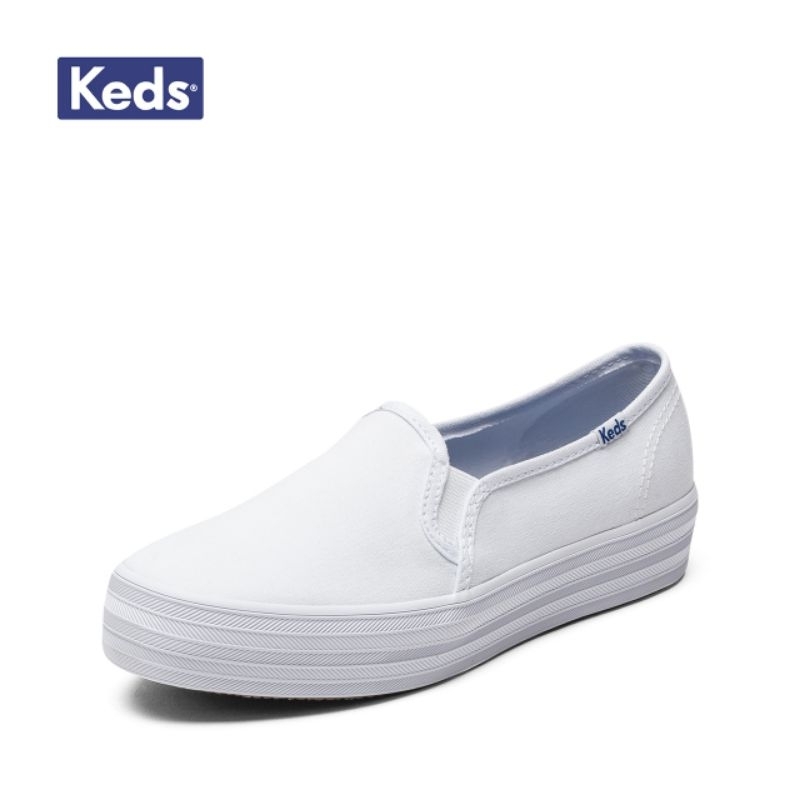 KEDS Triple Decker white canvas