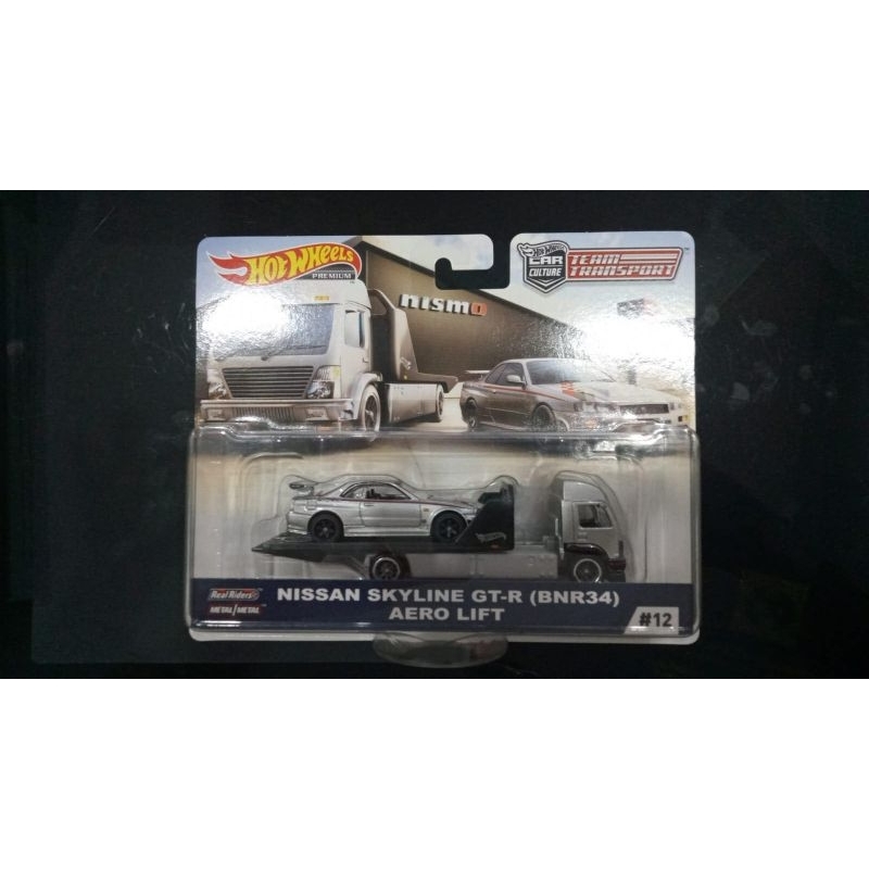Hotwheels Team transport R34 Nismo
