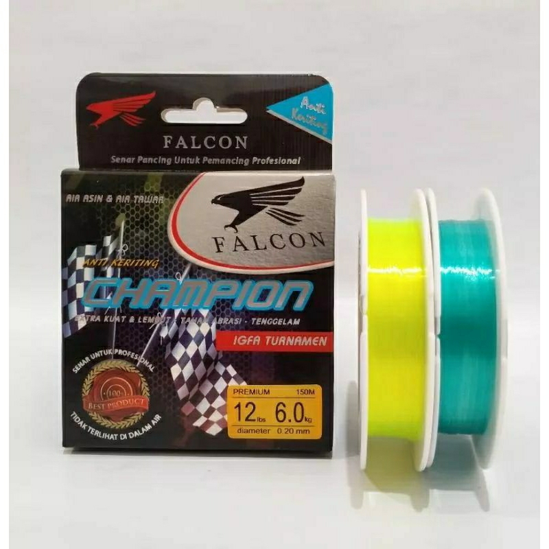 Senar Pancing Falcon Champion 150m Ati Keriting