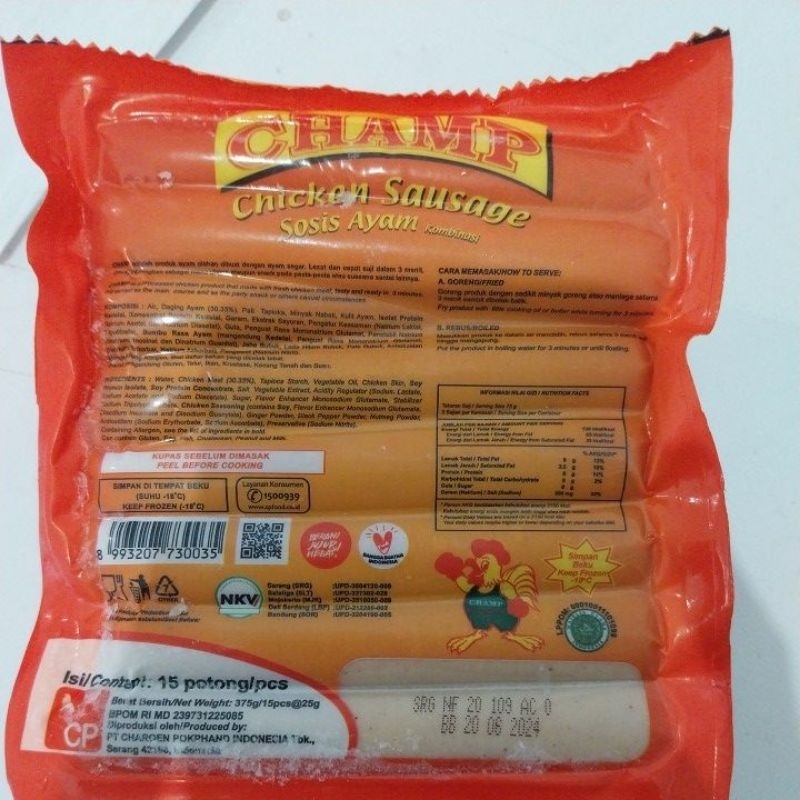 

Sosis Champ Ayam