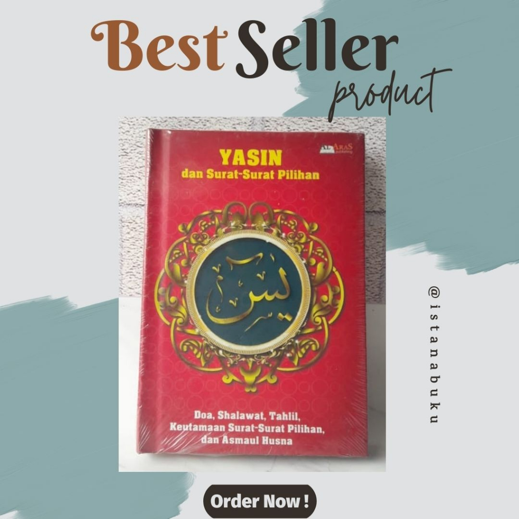 AL-QUR'AN YASIN DAN SURAT-SURAT PILIHAN | HARD COVER | AL QURAN MERAH | 100%  ORIGINAL [ BISA COD ]