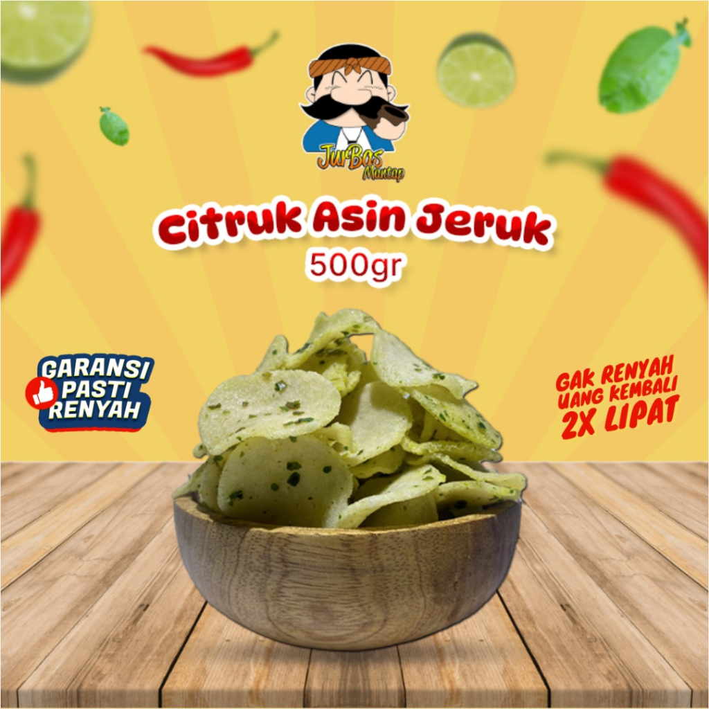 

Citruk 500 gram Asin Jeruk