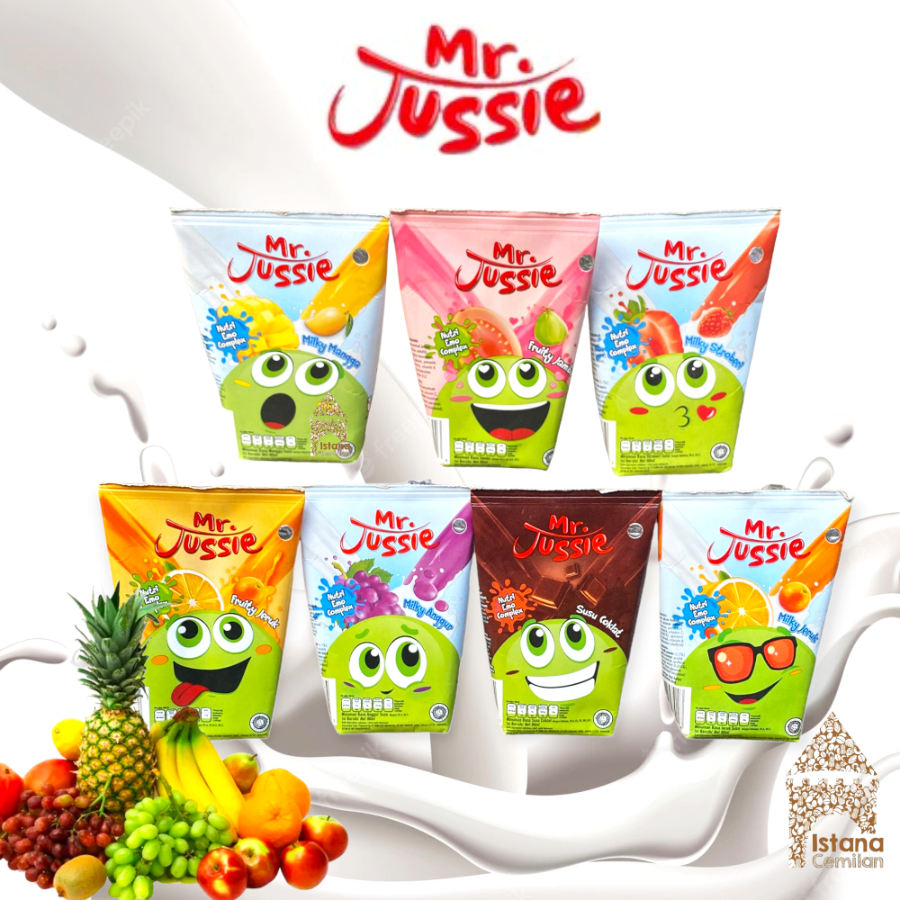 

Mr. Jussie Minuman Jus Susu Buah 90 ML