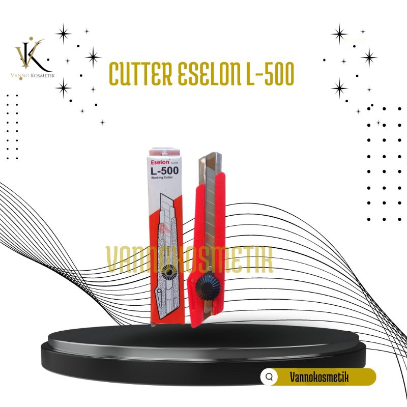 

⭐VK⭐ Cutter BESAR Eselon L500 / Pisau Cutter / Cutter Eselon / Alat Pemotong Kertas / Kater Lusinan Kecil Besar Murah