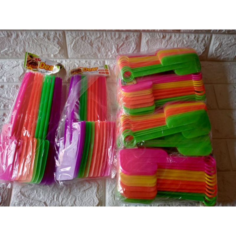 12 pcs solet pelangi/Solet kue/solet souvenir/solet pelangi/solet warna warni/solet hadiah/souvenir/