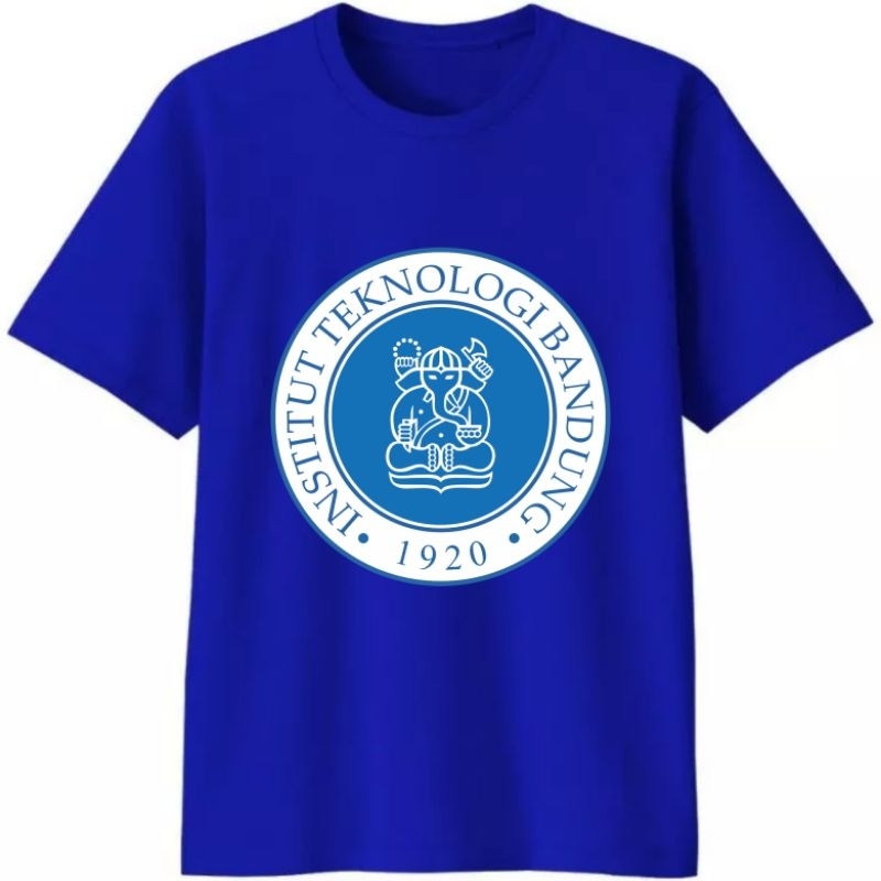 Baju Kaos Tshirt T Shirt Pria Laki Cowok Cewek Perempuan Unisex Kampus ITB itb Itb Institut Teknolog