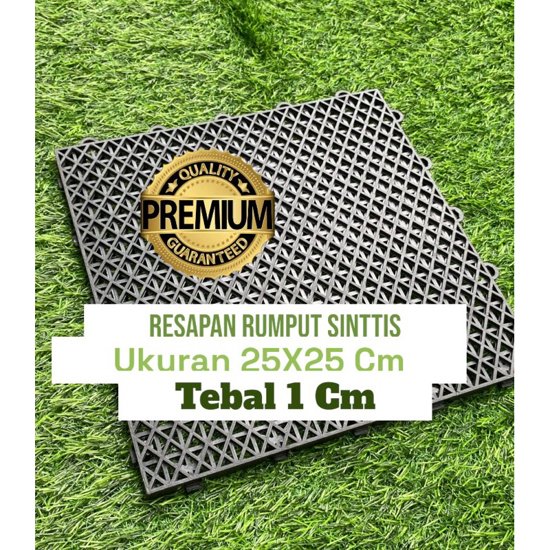 GROSIR RESAPAN RUMPUT SINTETIS 25X25 CM - DRAINASE / ALAS RUMPUT SINTETIS