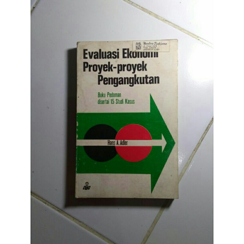 buku evaluasi proyek proyek pengangkutan