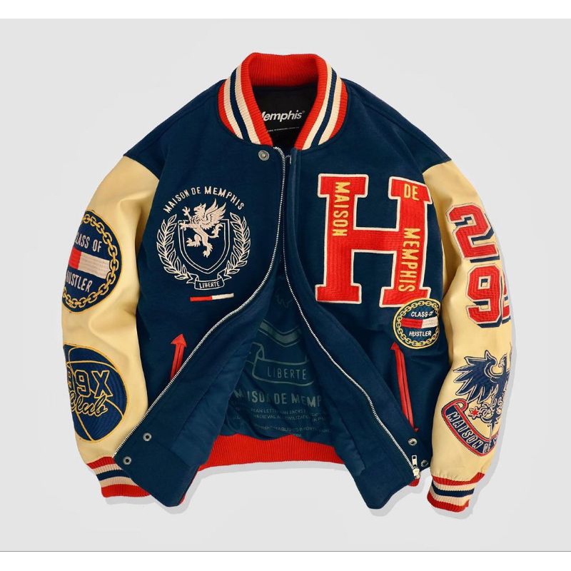 MEMPHISORIGINS MAISON DE MEMPHIS/DIABLO/SUPERBOWL - VARSITY JACKET LIMITED EDITION