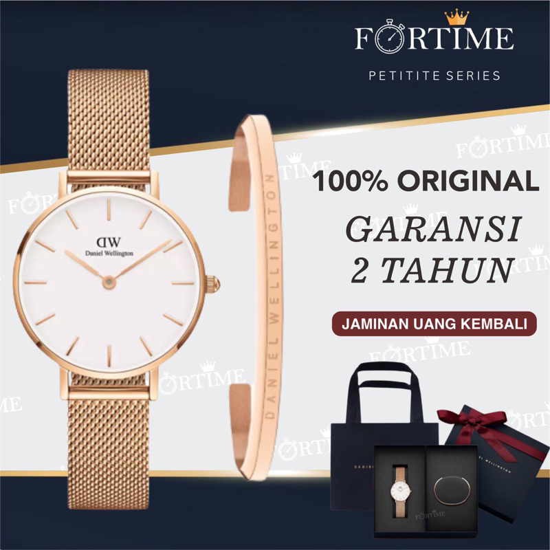 (Original 100% / Garansi 2 Tahun) Petite Daniel Wellington + CUFF