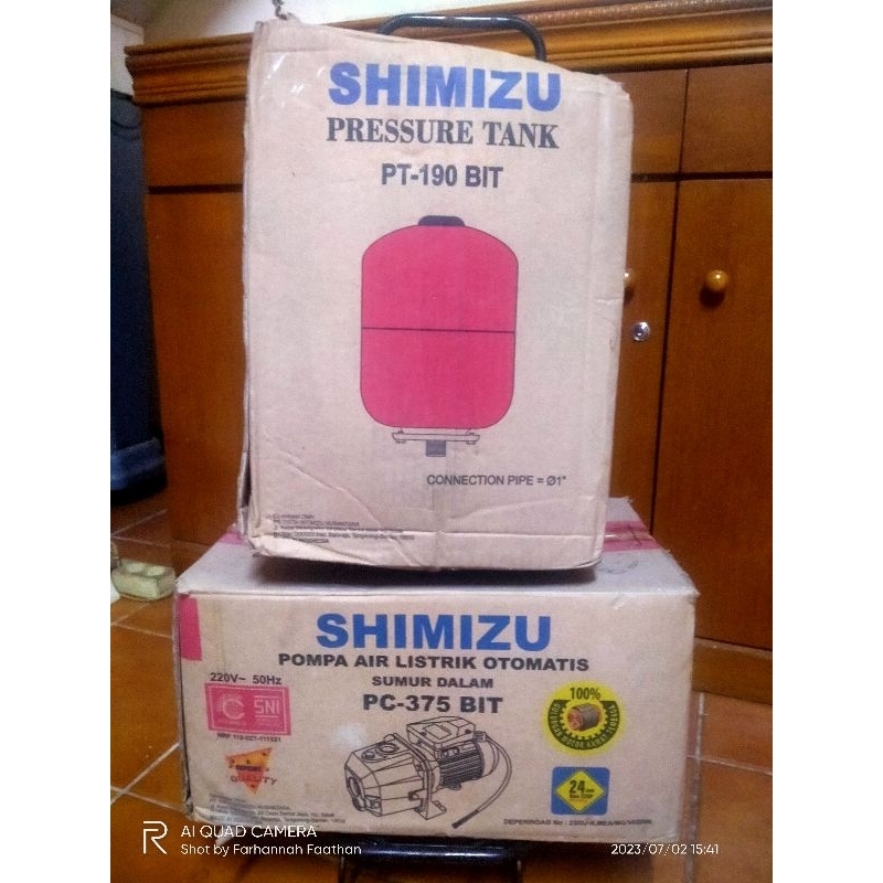 Pompa Air Sumur dalam Shimizu PC 375 BIT