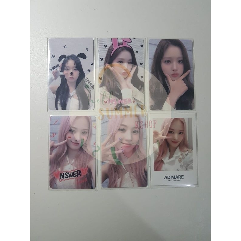 NMIXX AD MARE Benefit Album Soundwave Makestar LD Photocard PC