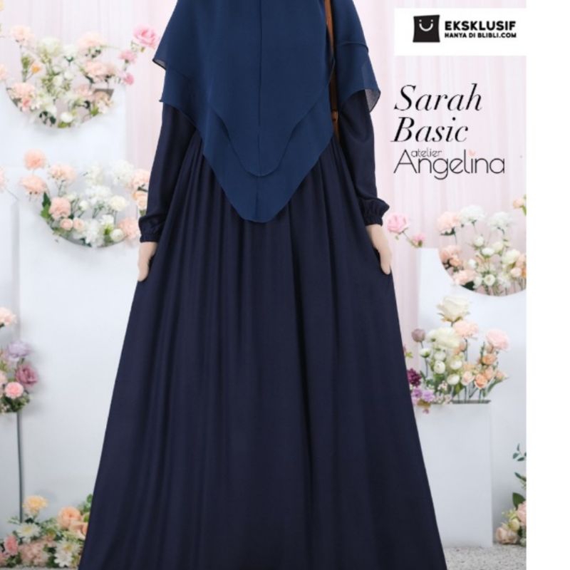 Sarah Navy S Atelier Angelina Embroidery NWT