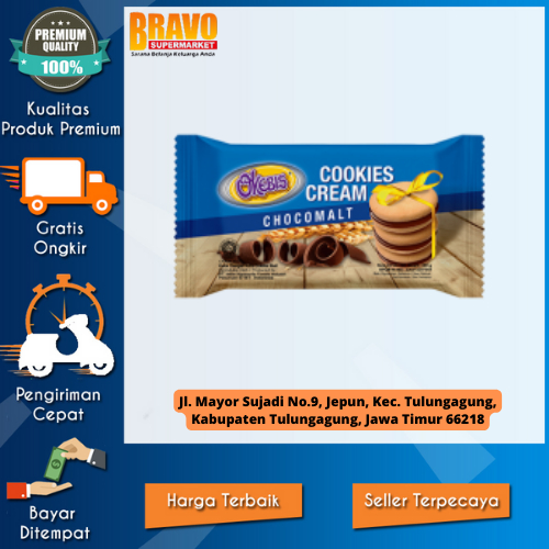 

Bravo Supermarket Tulungagung - Okebis Cookies Cream Chochomalt 180gr