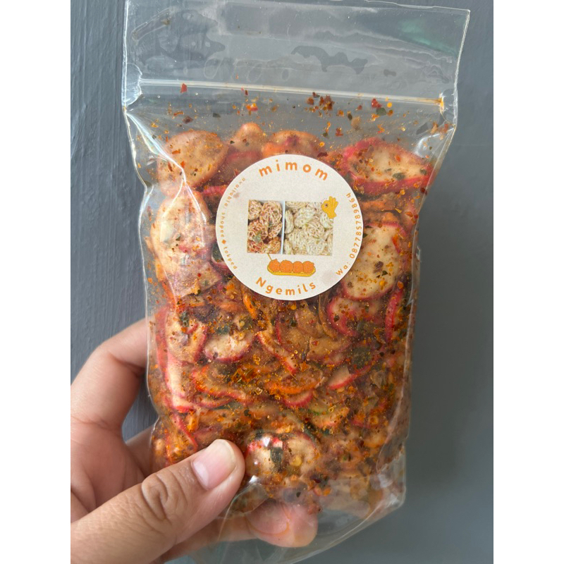 

kerupuk seblak pedas