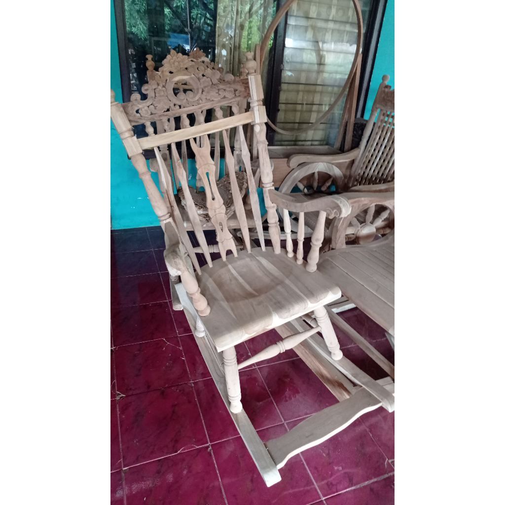 Kursi Goyang, kursi teras kursi santai depan rumah