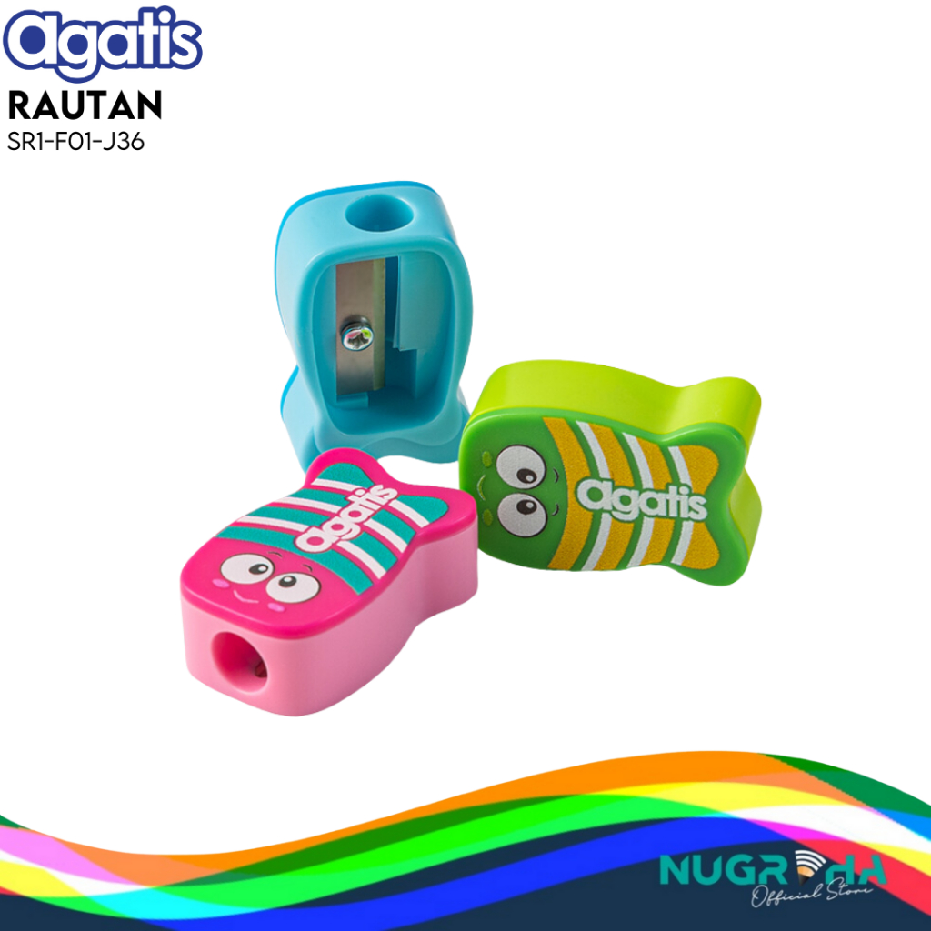 

SHARPENER / RAUTAN AGATIS 1 LUBANG FISH F01-J36