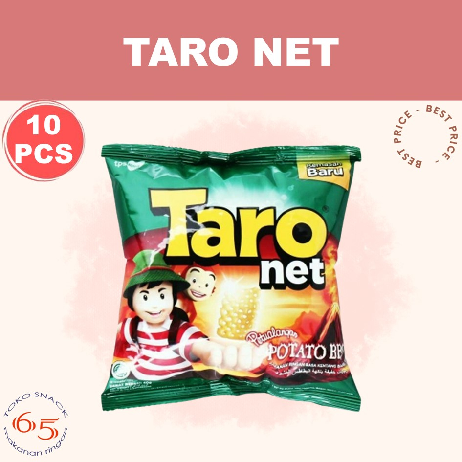

RK Taro Net 8 gr. makanan ringan. RCG
