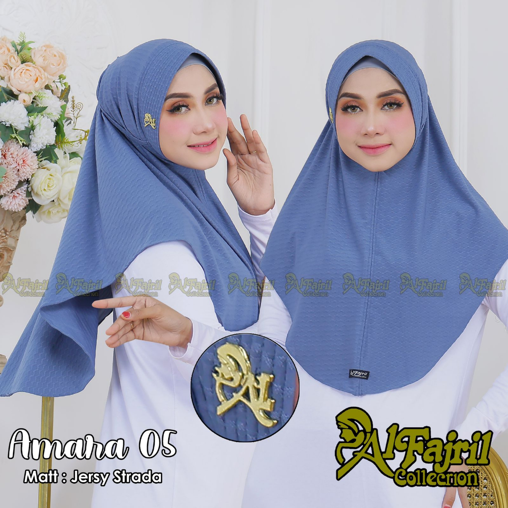 Jilbab instan Amara 05 / Jilbab daily ori Al fajril Collection