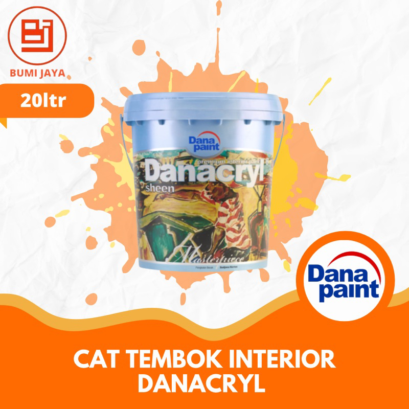 cat tembok interior danapaint cat danacryl 20ltr