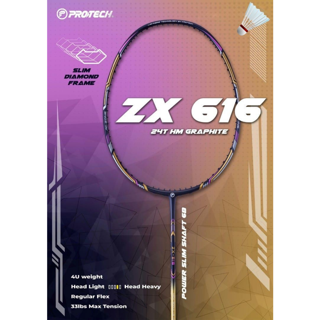 Raket Badminton Protech ZX616