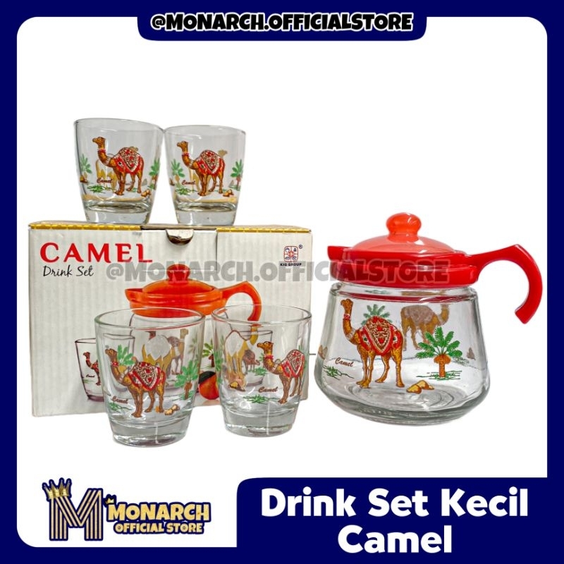[INSTANT] DRINK SET CAMEL / GELAS AIR ZAM ZAM BELING MINI KACA KECIL KEDAUNG / SOUVENIR PERNIKAHAN /