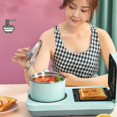 Mesin Kompor Elektrik Oven Elektrik 3in1 Mini Cooking MAchine 921-123