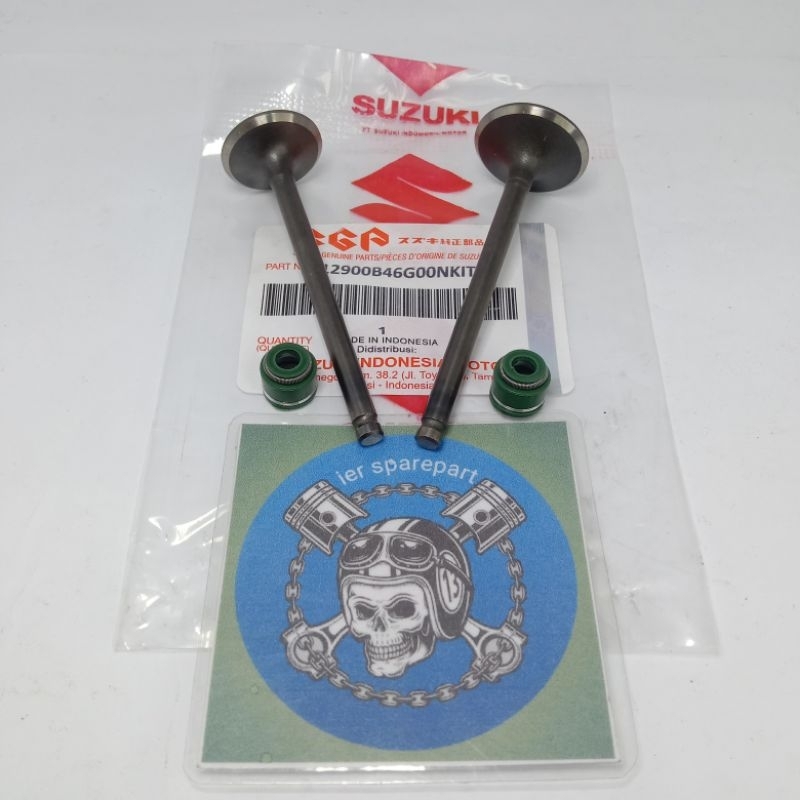 Klep set/payung klep+seal sil klep Suzuki Spin, Skydrive, skywave (COD)
