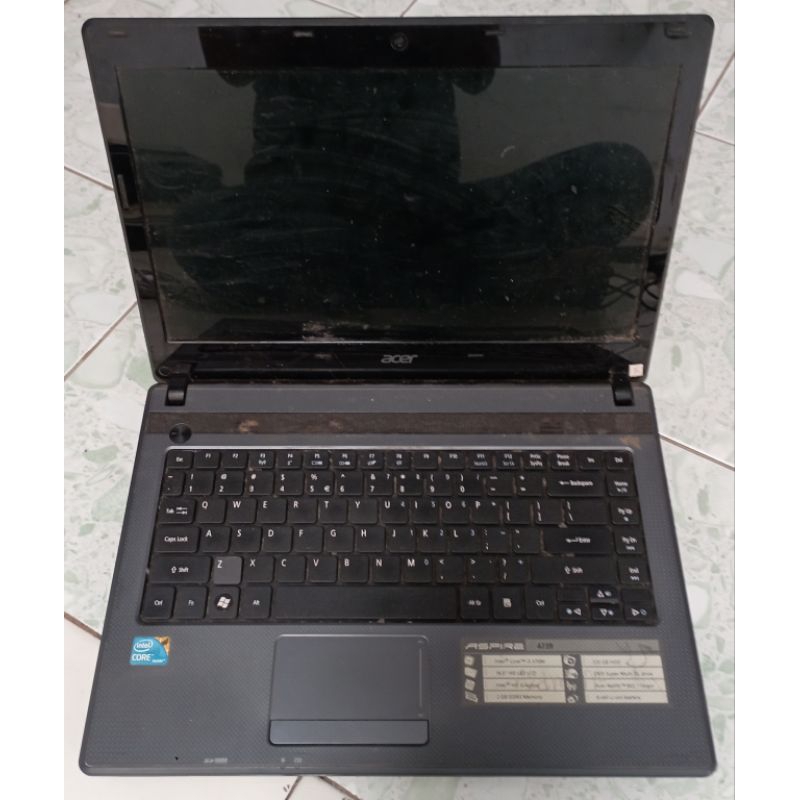 Laptop acer aspire 4739 intel core i3 370M