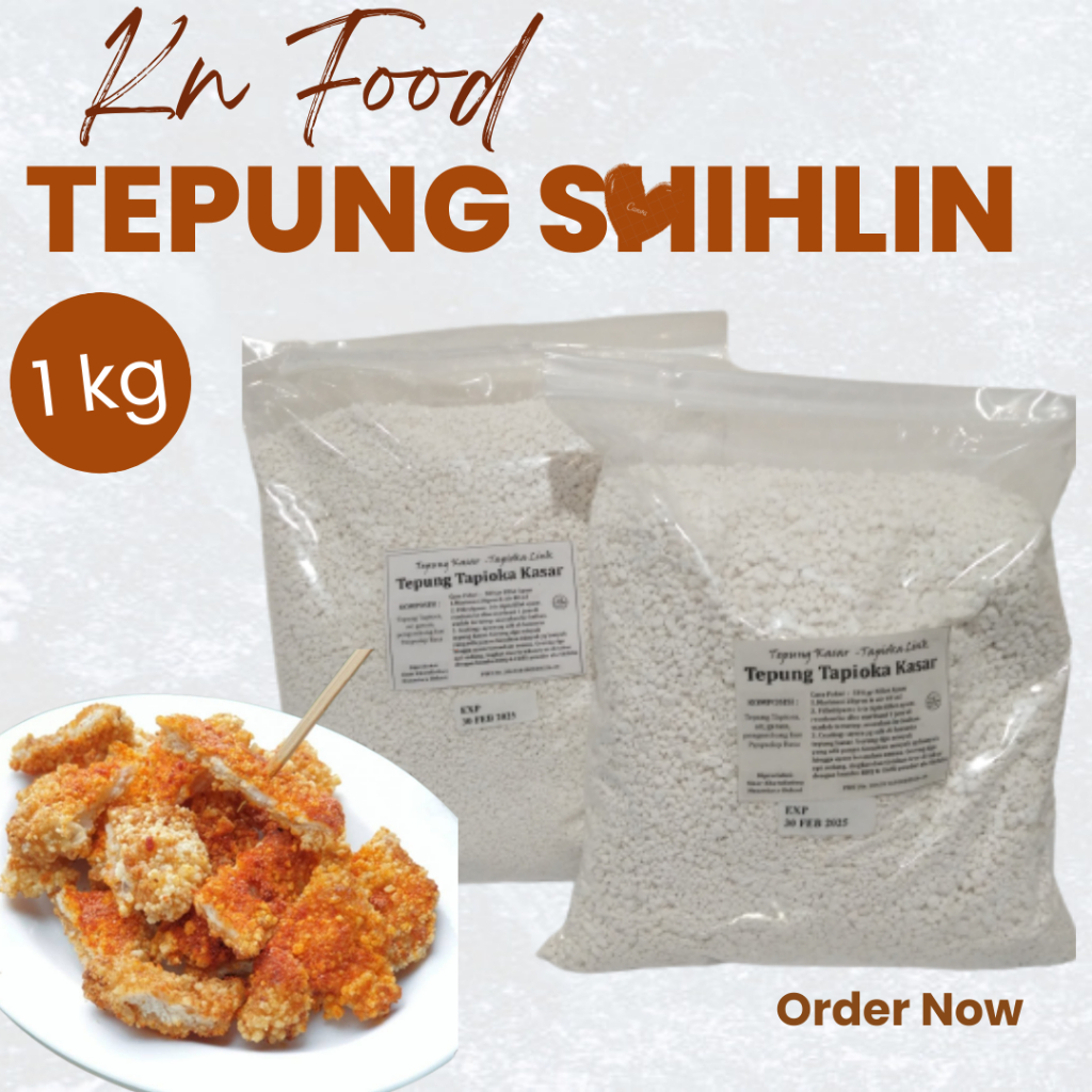 

Tepung Taiwan / Tepung Shihlin kasar 1kg
