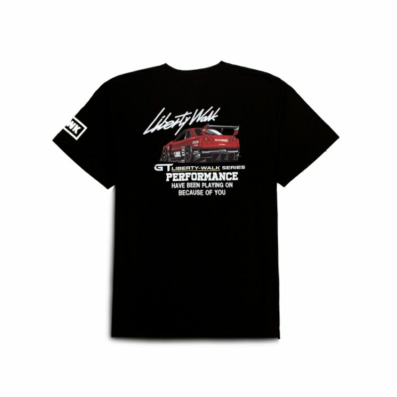 Kaos JDM car liberty walk nissan skyline r34
