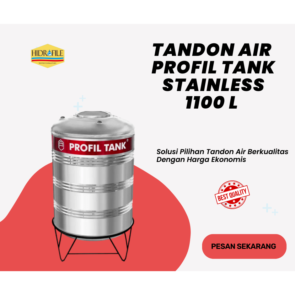 Tangki Profil Tank Stainless 1100 L