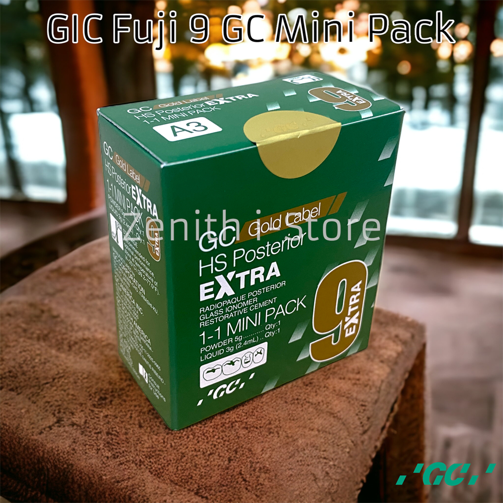 Fuji 9 GC Fuji IX GP Extra 1-1 Gold Label 9 Mini Pack GIC Bahan Tambalan Posterior GIC Ionomer GC Gl