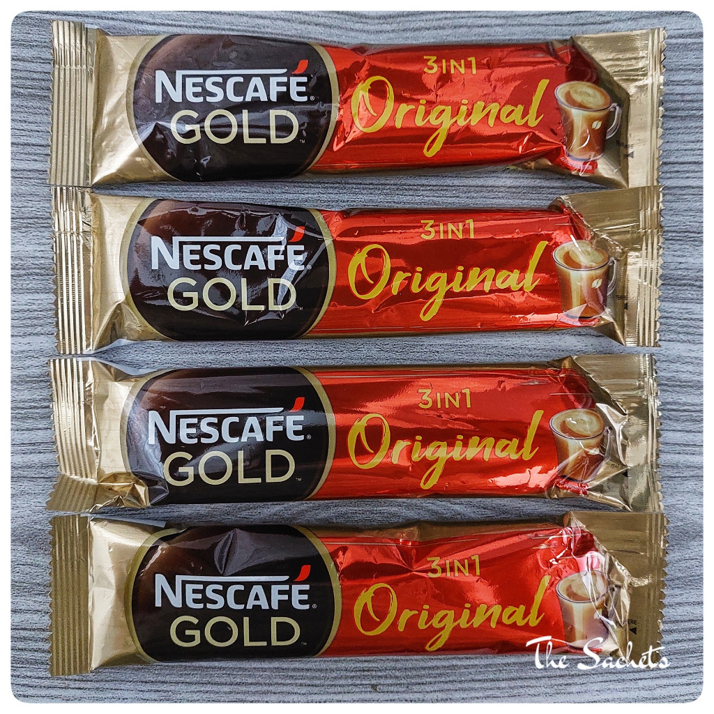 

Nescafe Gold 3in1 Original with Golden Roasted Arabica Sachet