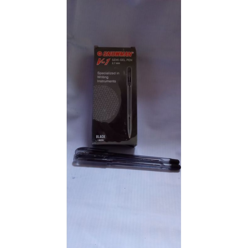 

pulpen snowman v-1pulpen hitam dan merah isi 12 psc