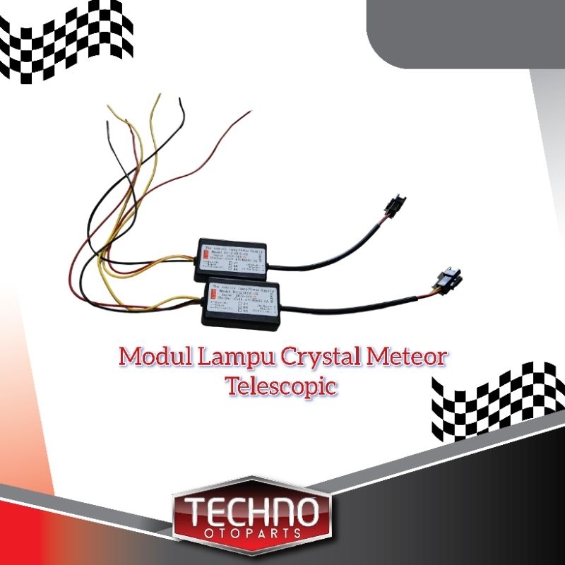 Modul Lampu Led DRL Alis Cristal Meteor 50cm Welcome Light