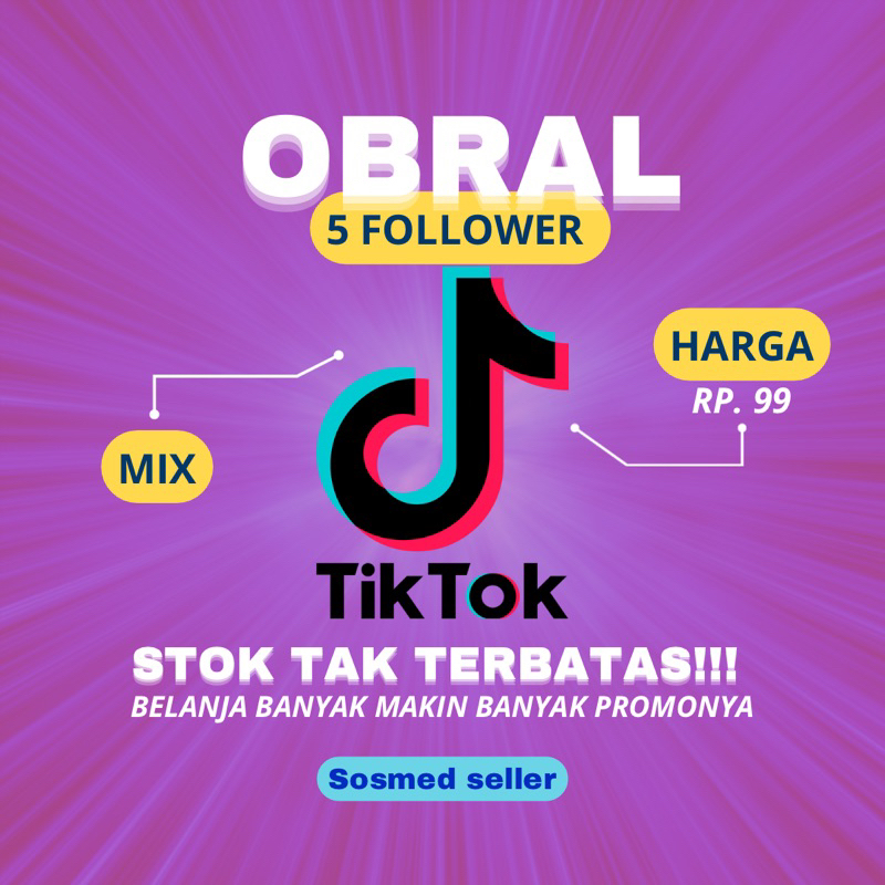 PROMO FOLLOWER TIKTOK MURAH
